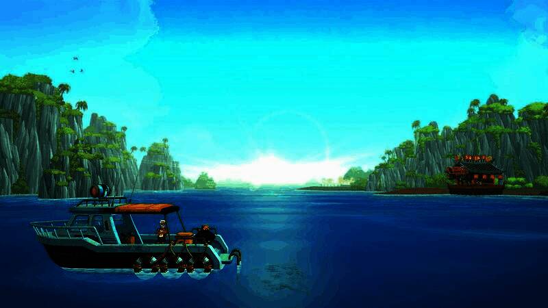 海底洞穴场景，发光生物点缀岩壁，营造神秘氛围