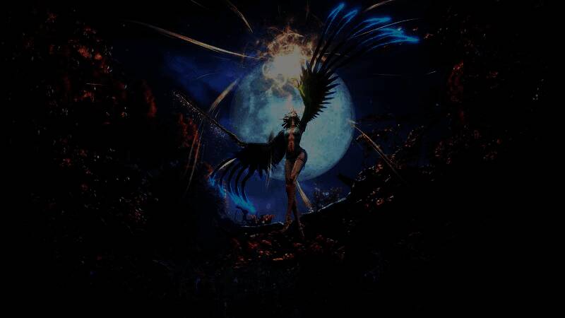 Boss刘承恩身披残破官袍手持长戟，周身缠绕黑雾，眼神空洞却充满执念