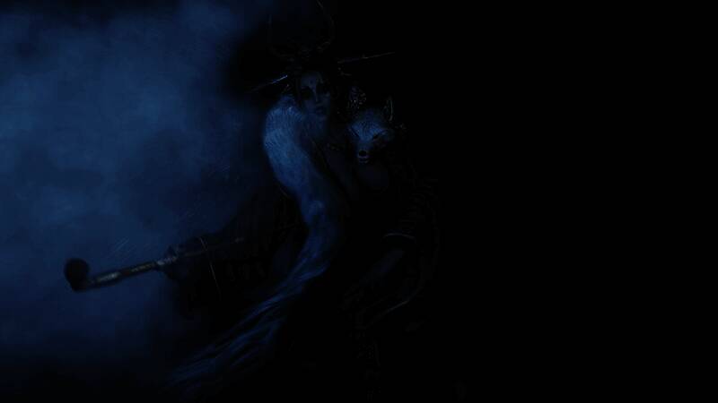 刘承恩战斗场景，挥舞长戟释放巨大能量冲击波，气势骇人