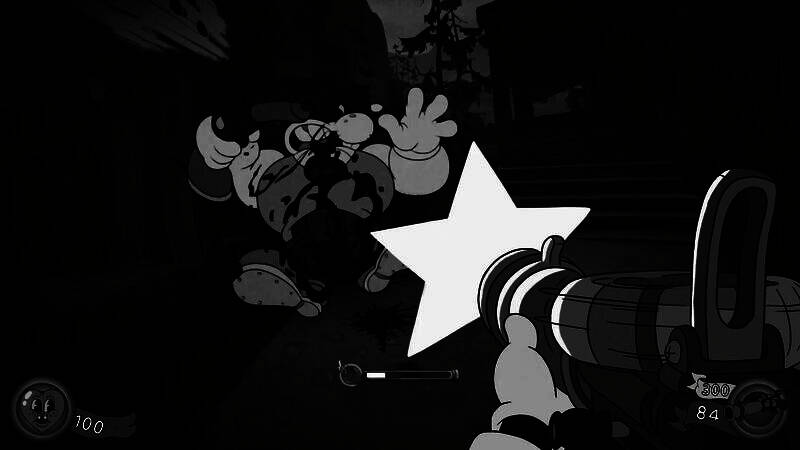 爆炸战斗场面截图，敌人倒地，火花四溅，画面充满动态张力