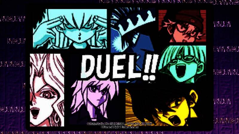 多款游戏战斗界面拼图，展现不同世代《游戏王》电子游戏的视觉演进