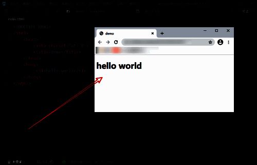 HTML页面在外部浏览器中成功打开，显示完整的网页内容和样式效果