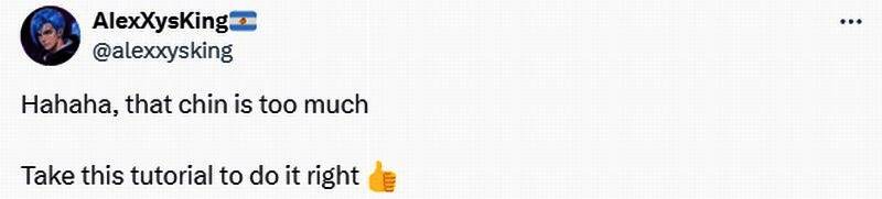 原始游戏角色面容僵硬，眼距过宽，下巴尖锐，与修正后柔和自然的脸型形成鲜明对比