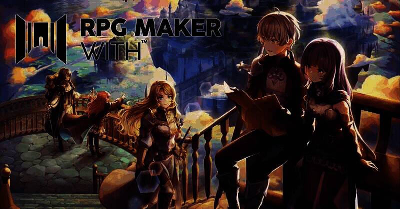 玩家正在使用《RPG Maker WITH》编辑地图场景，界面直观显示事件设置与图块绘制功能