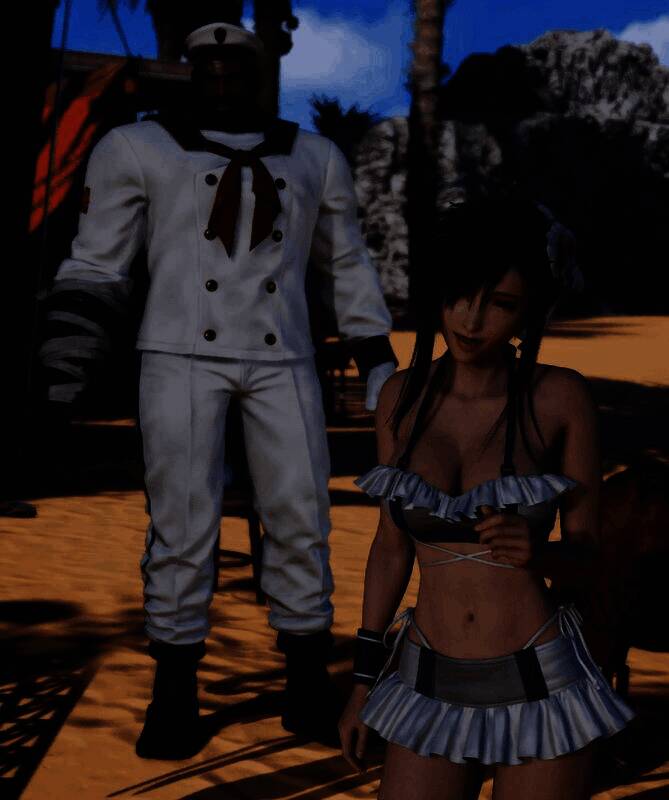 近景特写蒂法出拳瞬间，眼神坚定，拳带残影与气流波动特效