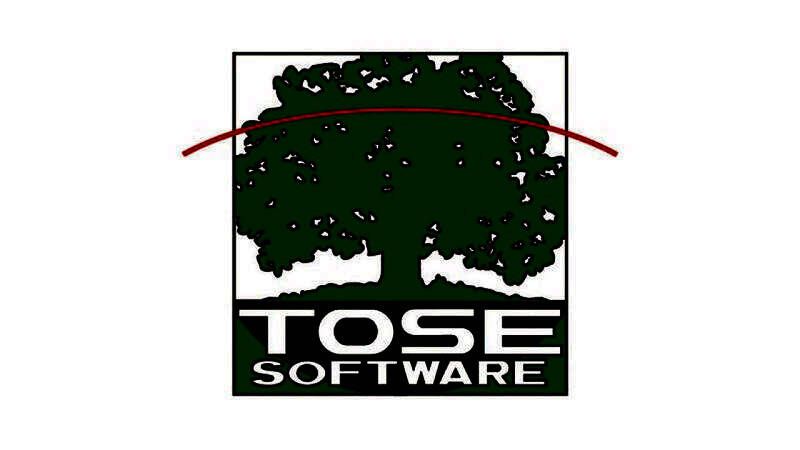 TOSE公司总部外观及LOGO，背景为现代办公楼群，象征其作为老牌游戏代工厂的地位