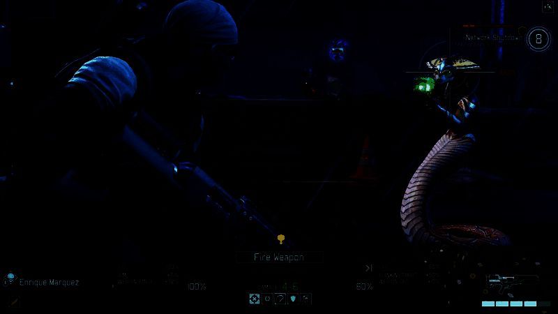 《燃灯者联盟》游戏战斗界面截图，展示单位移动与掩体系统，战场氛围冷峻