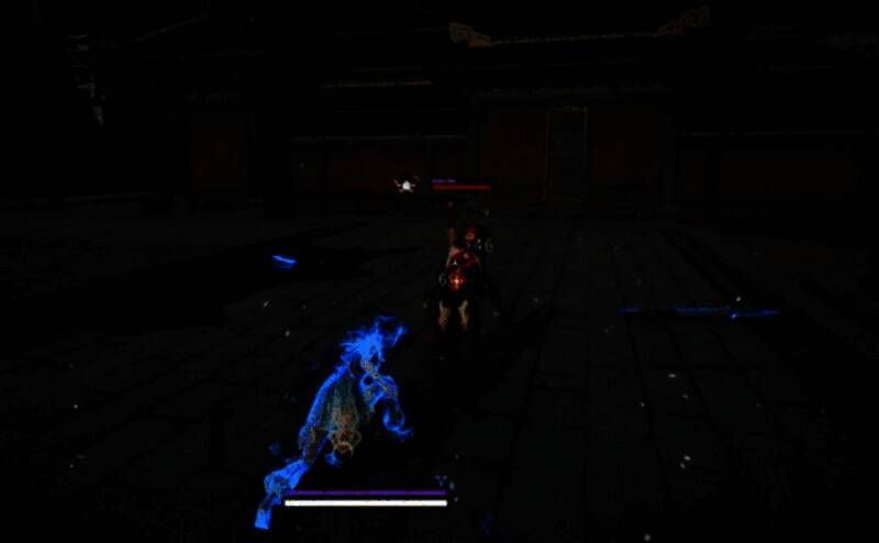 角色在激烈对战中连续施展多种双戟技能，身影穿梭于敌人之间，战斗场面火爆