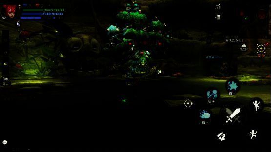 绿龙巢穴副本战斗场景，巨龙展翼喷吐毒雾，玩家队伍协同闪避并集火输出