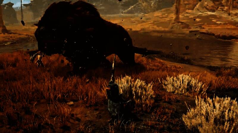 夜晚丛林中发光生物环绕，生态氛围神秘而美丽