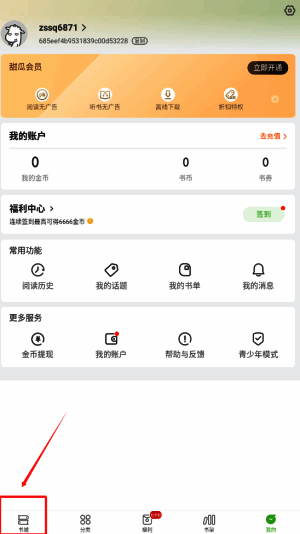 甜瓜小说APP搜索页面截图，顶部为搜索框，下方展示热搜关键词和历史记录