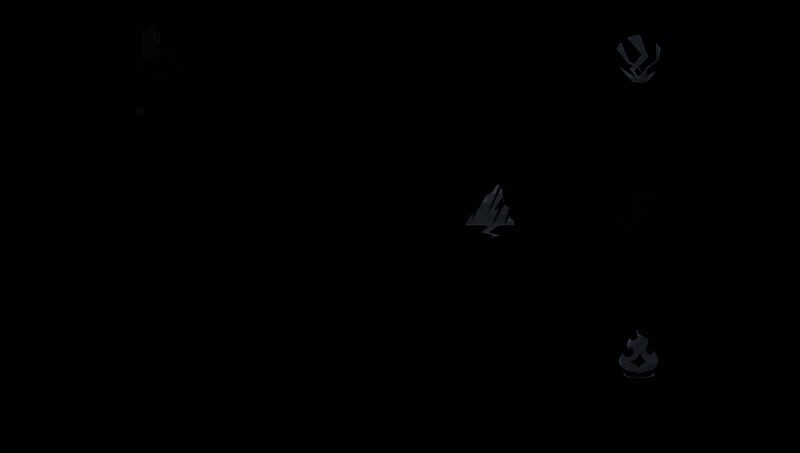 王也入世施展‘震离’技能画面，手中四盘旋转，脚下浮现八卦阵图，周围元素能量涌动