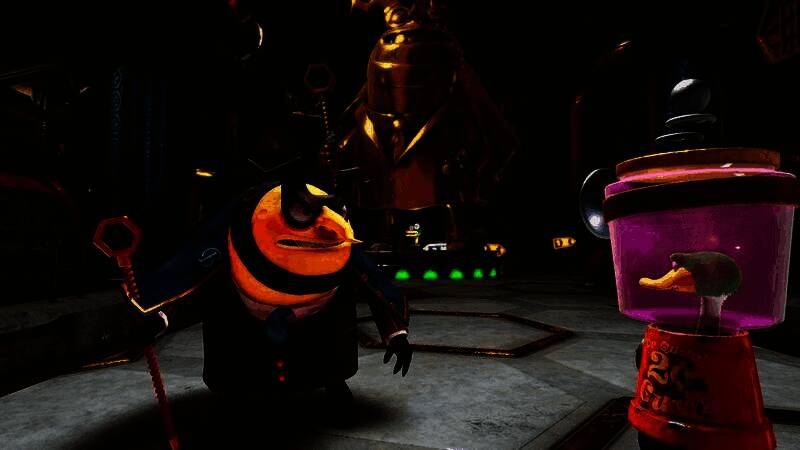 第一人称视角下角色在狭窄平台上跳跃，操作反馈灵敏