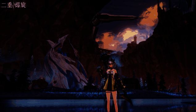 金乌魔之楔散发金色光芒，象征太阳图腾；黄衣魔之楔呈现旋转气流形态，中间隐约可见古老符文