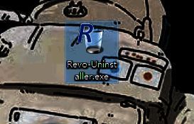 Revo Uninstaller安装界面，展示安装向导的第一步，包含语言选择和继续按钮