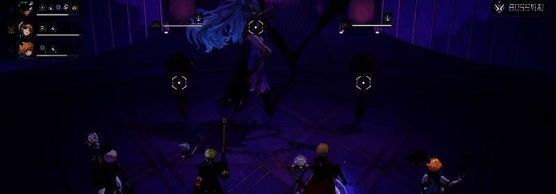 战斗实录画面显示玩家角色利用柱子躲避技能，随后集火输出BOSS