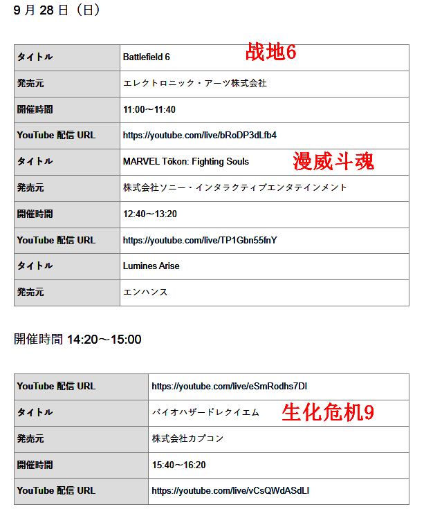 大屏幕上播放着参展游戏的实机演示片段，吸引众多观众驻足观看
