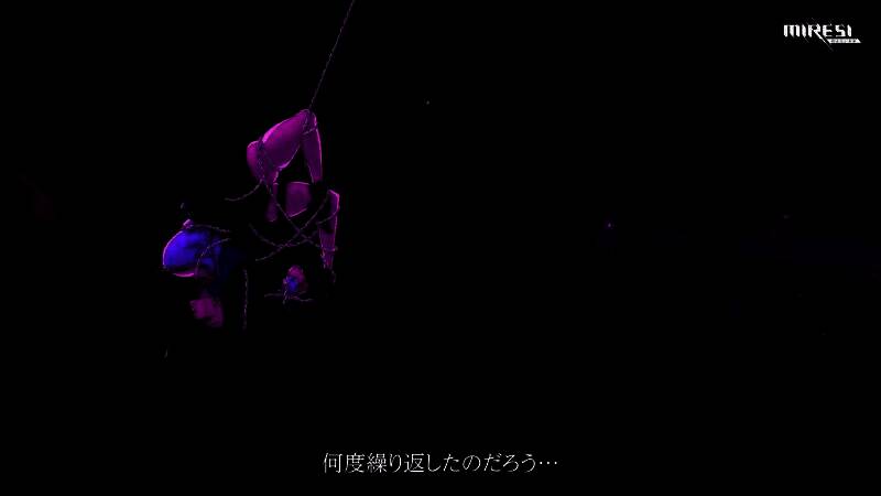 角色Ende特写画面，身穿破损装甲，眼神坚定地望向远方