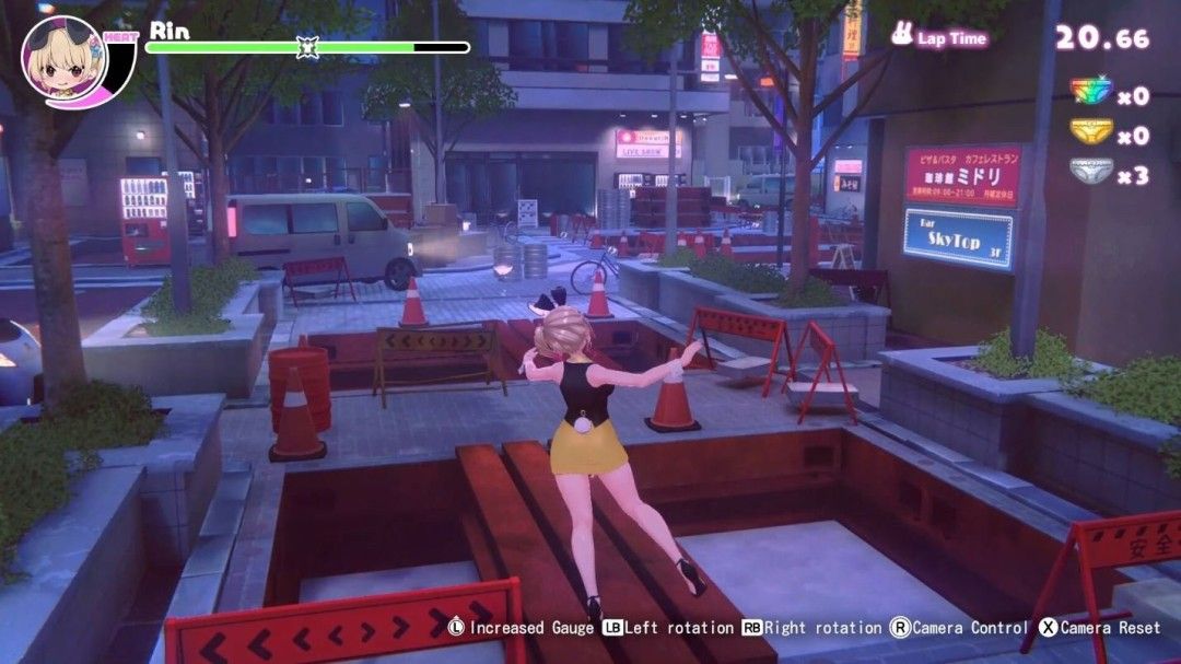 三名兔女郎坐在酒吧高脚椅上举杯畅饮，脸上泛红，周围环境充满粉色灯光与气泡特效