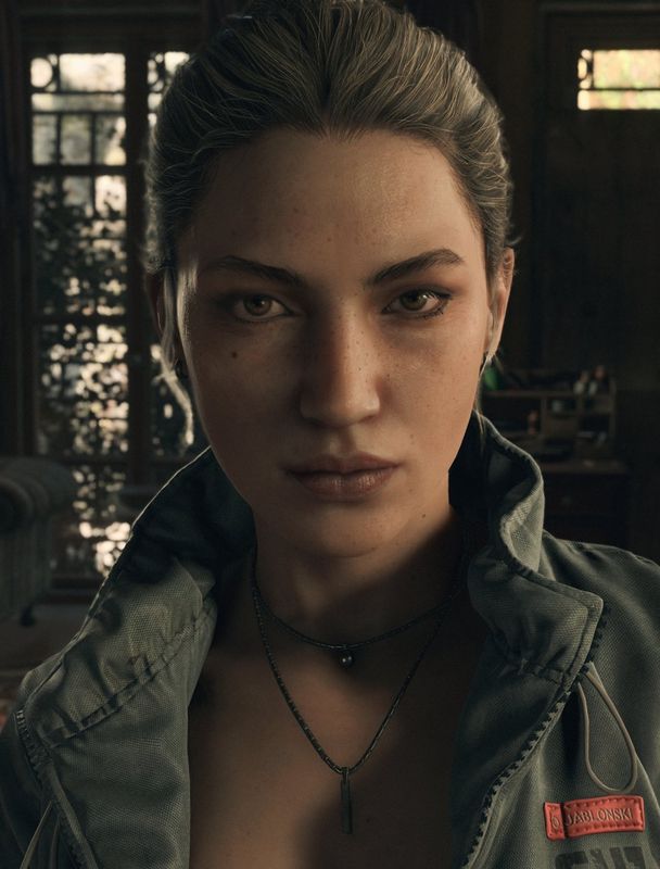 车辆驾驶场景，主角驾车冲破丧尸群，尘土飞扬，速度感强烈