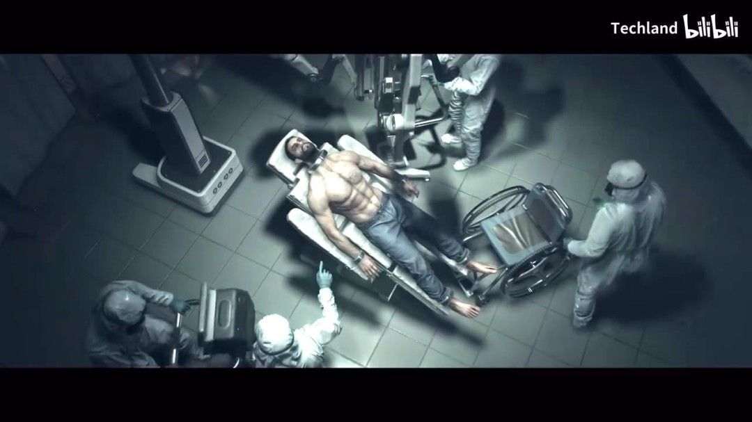 主角凯尔·克兰在废弃木屋内握紧拳头，眼神痛苦，手臂浮现诡异纹路，暗示体内病毒发作