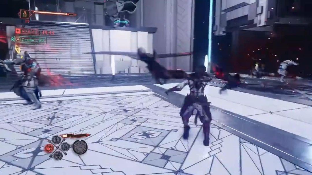 隼龙背影出现在迷雾中，手持龙剑，气氛肃杀，暗示即将到来的对决