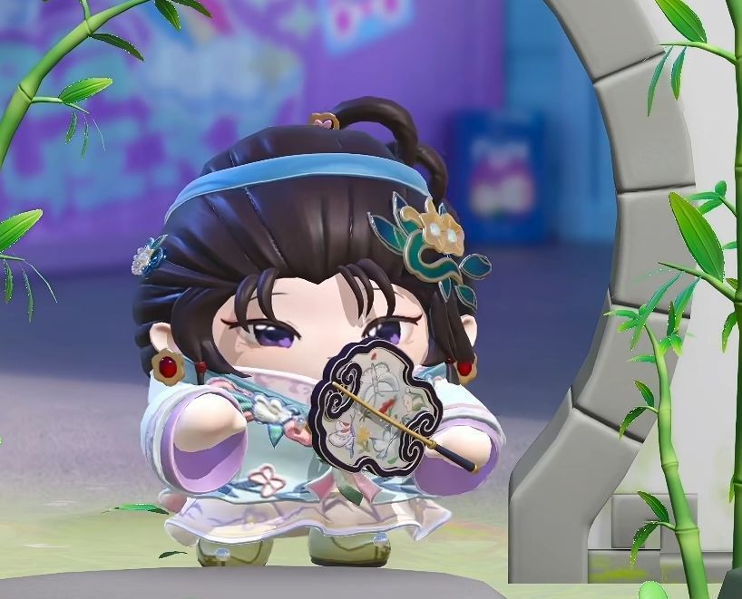 玩家们在社区分享青花瓷皮肤搭配截图，评论区热闹非凡