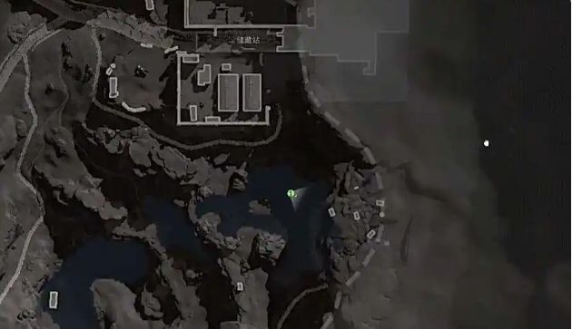 游戏内协议箱分布地图标记图，清晰标注五个关键采集区域