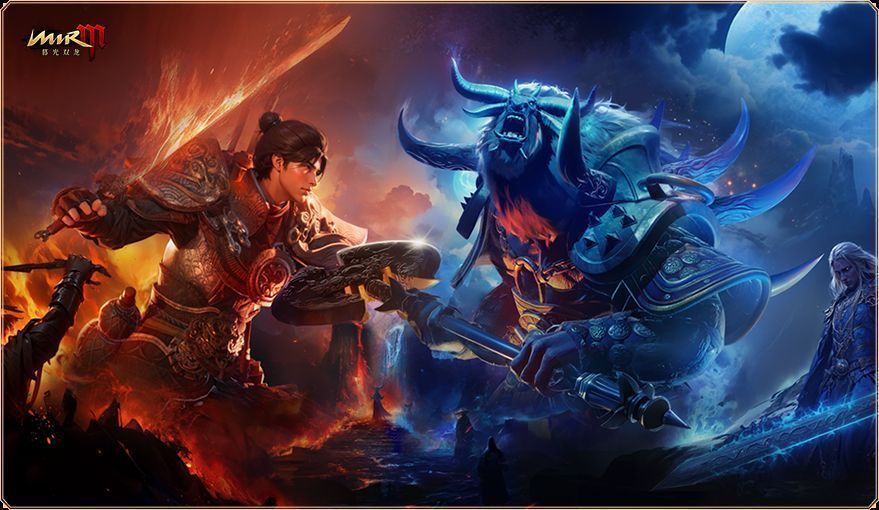 《暮光双龙》使用虚幻4引擎呈现的4K高清战斗场景，角色身穿重甲挥舞巨剑，光影特效细腻逼真