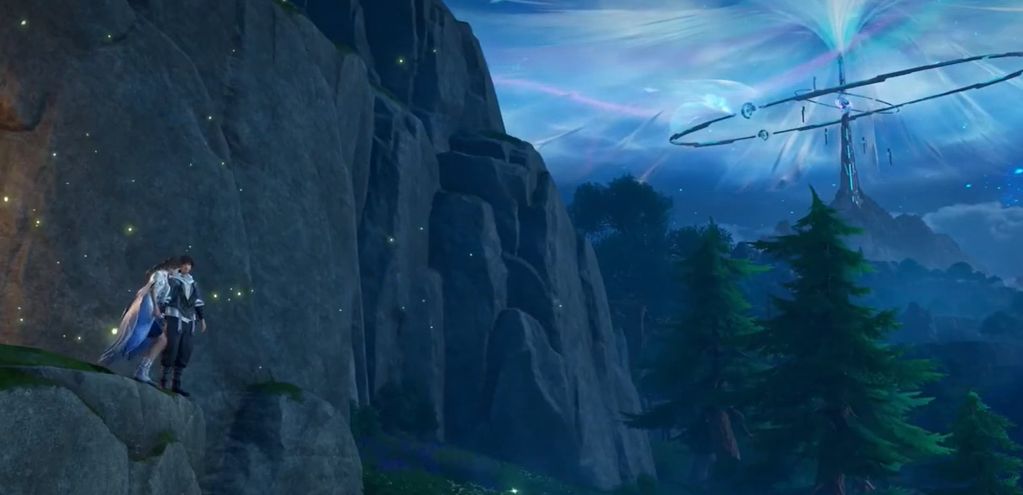 三阵营对战场景示意图，魏蜀吴旗帜飘扬，角色正在激烈交战