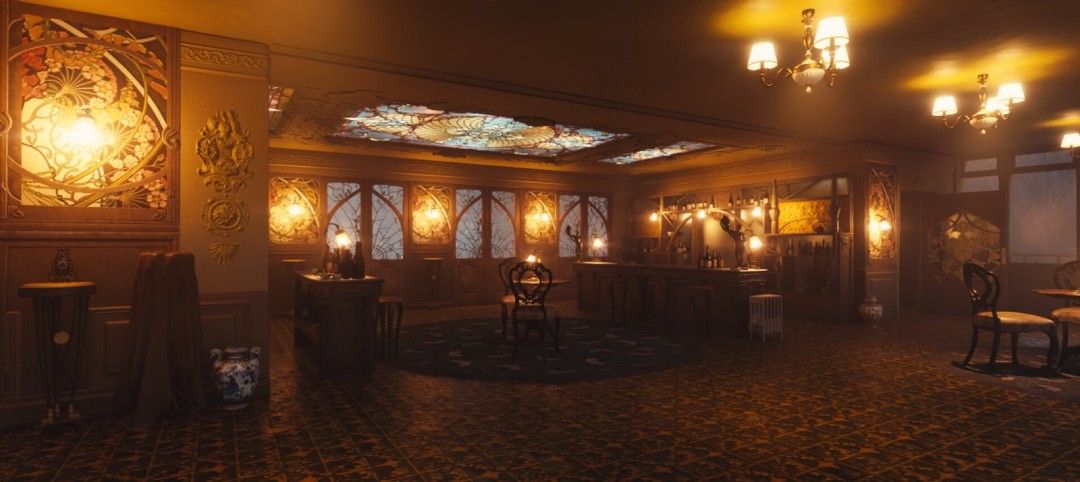 高空跳跃穿越建筑间隙，展现开放空间的立体移动