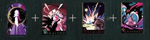 第二回合技能释放流程图，突出诺谛卡攻击与玛丽安娜吟诵协同