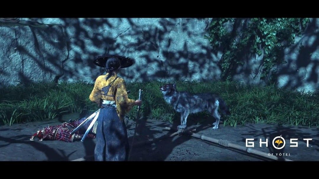 俯视视角下的村庄全景，屋顶积雪，炊烟袅袅，宁静中暗藏危机