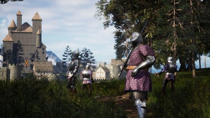 玩家正在铁匠铺锻造武器，火光照亮面部，展现 Crafting 系统细节