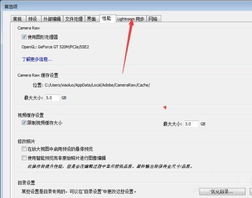 首选项窗口中，“同步”选项卡被选中，下方列出多项与同步相关的设置项