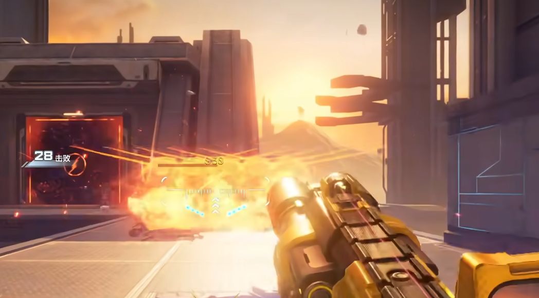 生命公司技能演示界面，显示护盾值上升与伤害加成提示