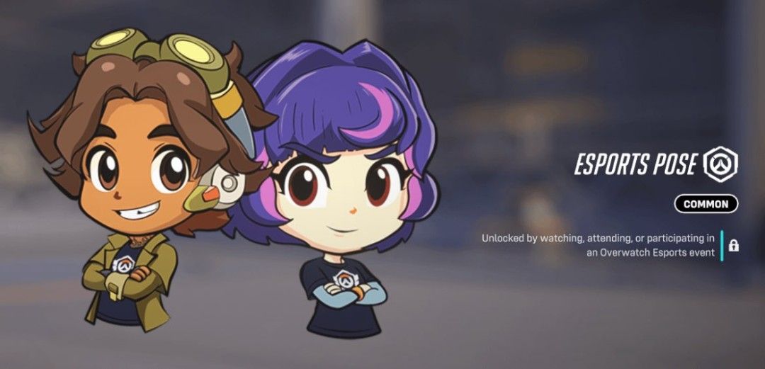 《守望先锋2》中探奇与朱诺背靠背的喷漆画面，两人呈卡通化造型，背景色彩鲜艳，但人物细节如发丝走向和眉毛位置引发争议