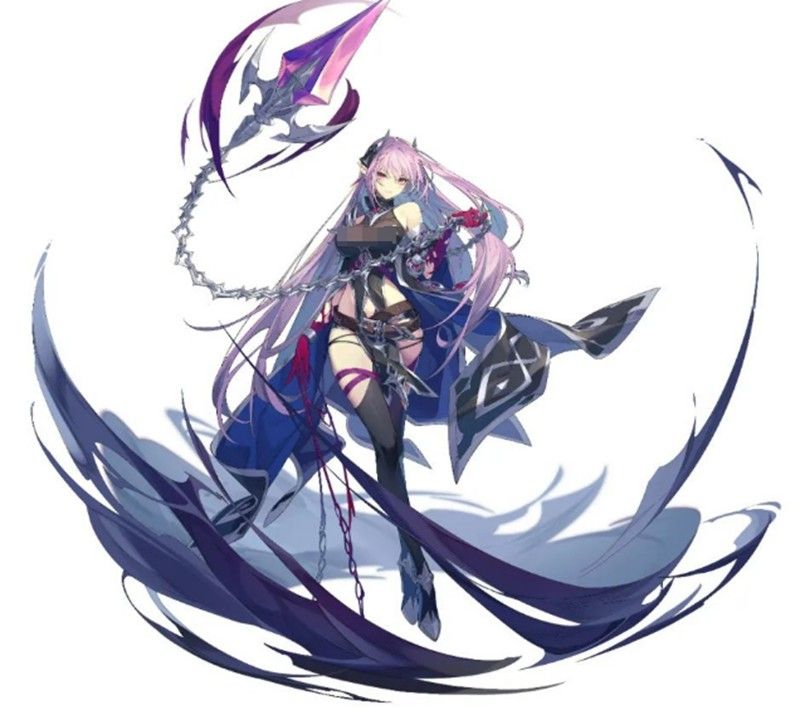 战斗场景截图，莉莉丝跃向一名濒死敌人，释放技能造成巨额伤害，血条瞬间清空