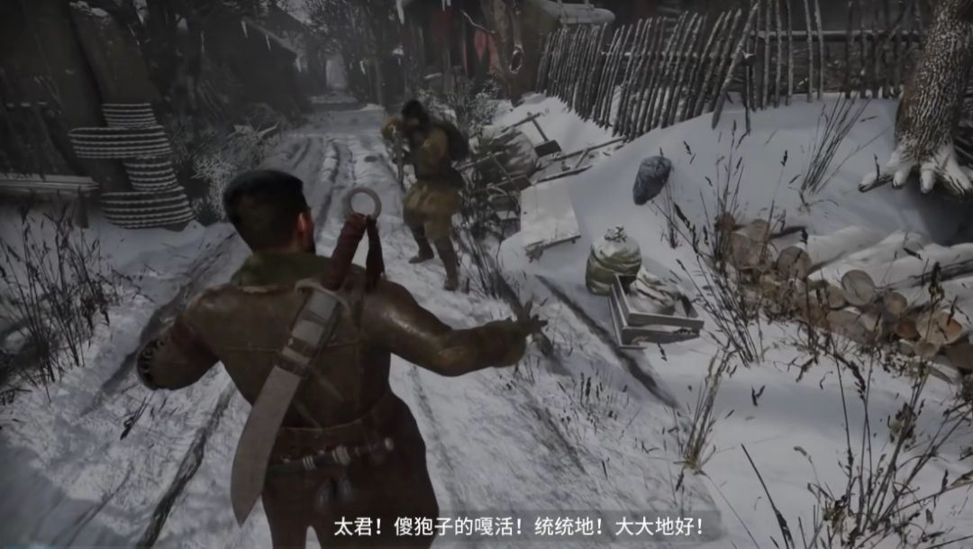 近身搏斗特写，拳脚交错间血迹飞溅