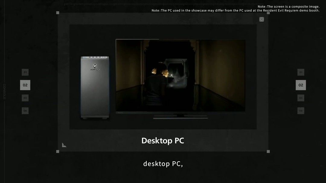 第三人称视角下的战斗画面，主角与巨型变异生物激烈对抗，场景破坏效果显著