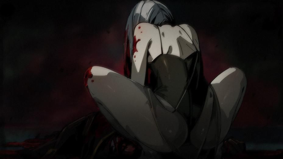 主角叮叮的立绘形象，外表可爱但眼神透着坚毅与悲伤