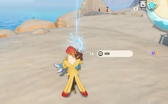 游戏内庇护所场景中的种植区域，地面设有多个育苗槽，其中一颗种子正在发芽