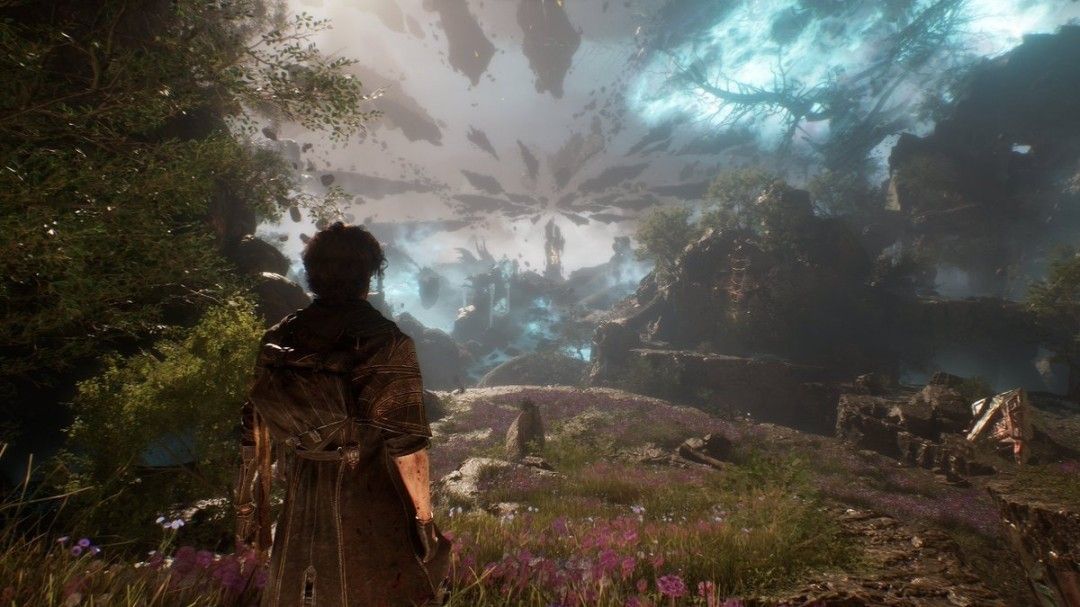 道格·科克尔在录音棚内专注配音的工作照，神情投入，周围布满专业音频设备