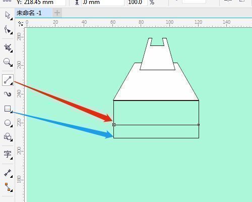 深色小矩形已放置于面板上，模拟按键布局