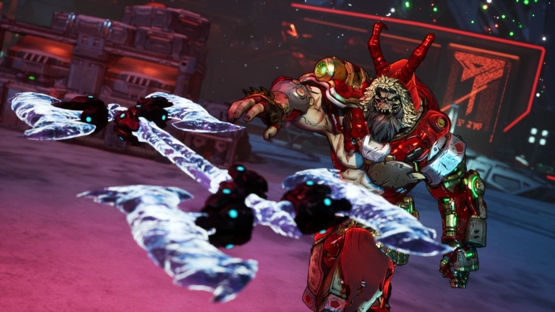 巨型蘑菇状BOSS‘花孢死神’在腐化竞技场中咆哮，地面布满毒雾与菌丝，空中飘散致命孢子