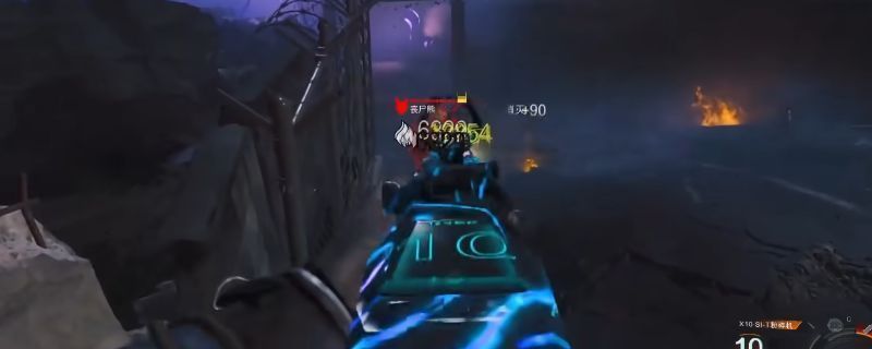 玩家正在将一辆军绿色军用卡车卡在建筑台阶高处，周围有多只僵尸试图攀爬但被阻挡，画面展现战术布局的关键瞬间