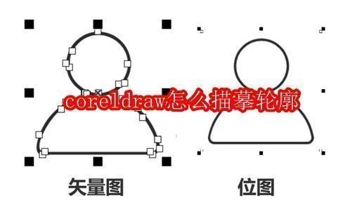 CorelDRAW界面中正在导入一张黑白线稿位图，鼠标拖拽图像进入画布