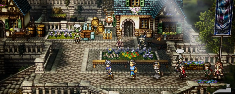 游戏中展示灵树之斧的特写画面，一把缠绕着藤蔓与发光符文的巨大战斧，背景为维克塔霍洛集市黄昏场景