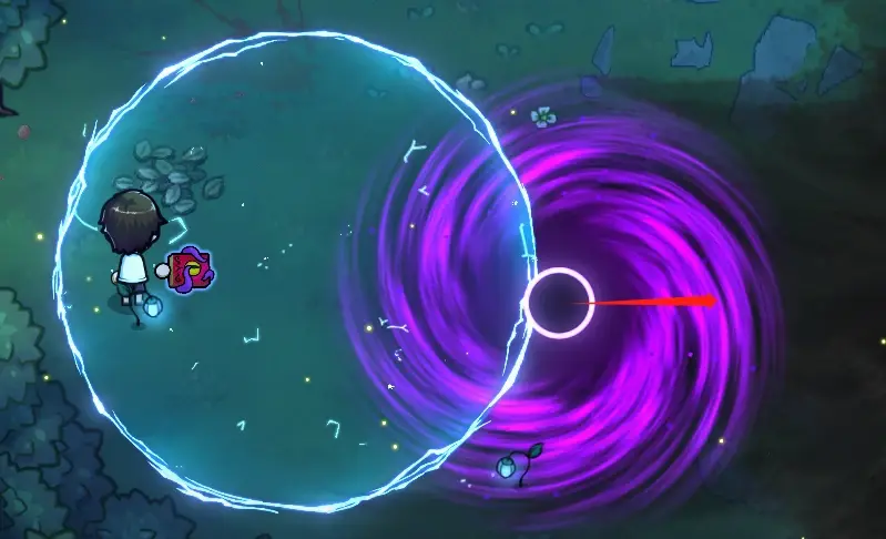 寻踪效果演示：法术图标随鼠标光标同步位移