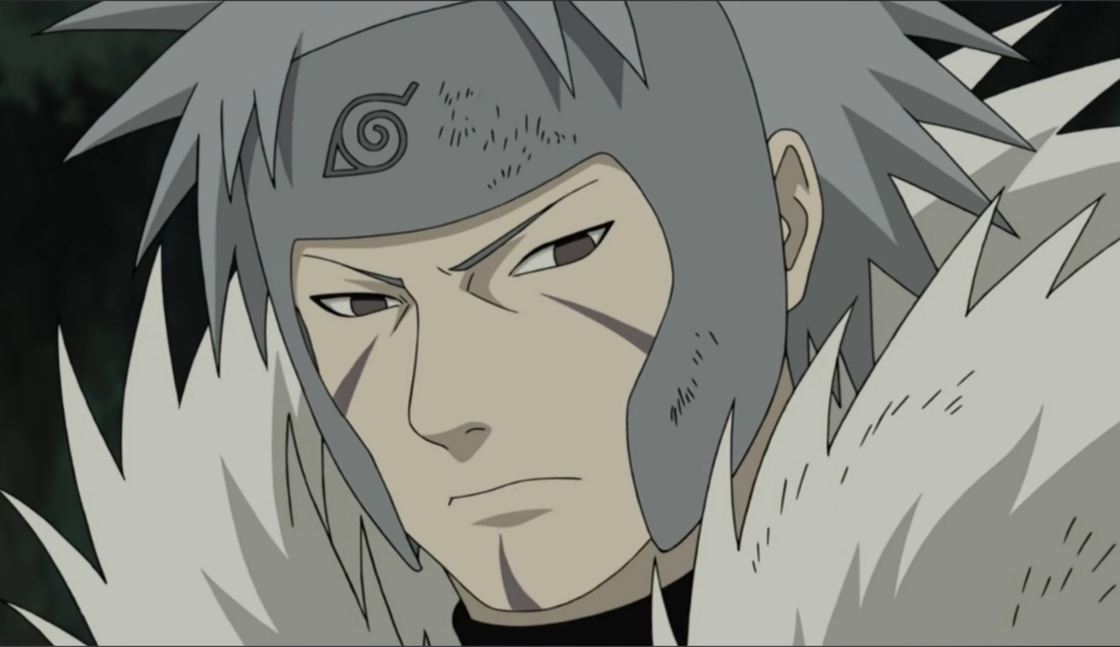 游戏宣传海报风格图片，千手扉间居中站立，周围环绕水龙与飞雷神标记，象征其两大绝学